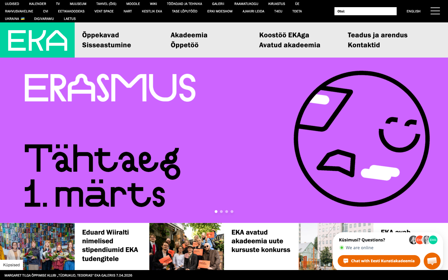 Project image for Estonian Academy of Arts